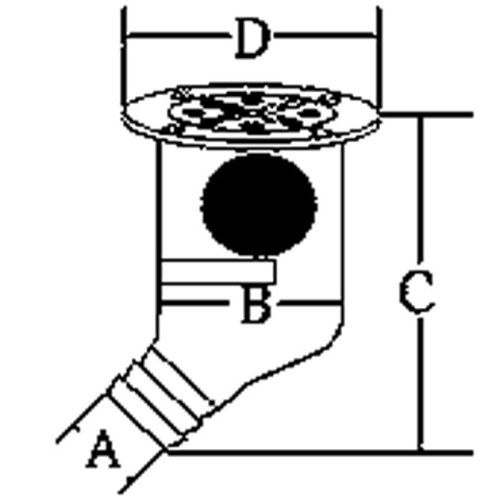 Niro Abfluss Mit Abnehmbarem Deckel, 38x58x115x91mm, Inkl. Schl&uuml;ssel - 078690 01 72dpi - 9078690