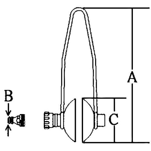 Doorspoelklem vierkant, rubber, met adapter, voor outboards - 078785 01 72dpi500x500x0 - 9078785