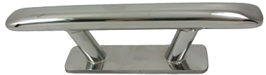 RVS Klamp, ovaal, boutmontage (&Oslash;10mm), A=250mm, B=42mm, C=150mm, D=72mm, E=83mm, F=41mm - 078831 - 9078831