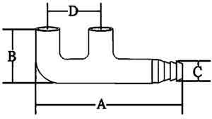 Stainless Steel Pop-Out Mooring Cleat, (Plastic Drain Adapter Included) - 078842 3 72dpi - 9078842