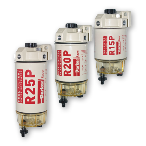Racor Spin-On filter met waterafscheider en doorzichtig reservoir, model 215R30 New 200 Series - 079001 72dpi 2 - 9079001