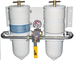 Racor Doppelter Marine 'Turbine' Filter Mit Metallsch&uuml;ssel, Umschaltbarer Dieselfilter - 079082 m 72dpi - 9079082/M