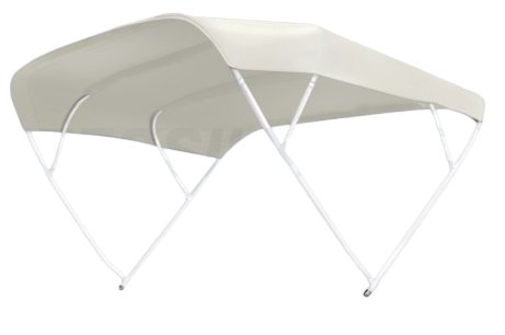 Zonnetent model 'Sixty', wit, 230x156x252cm; aluminium beugels - 080050 w 1 1 - 9080052/W