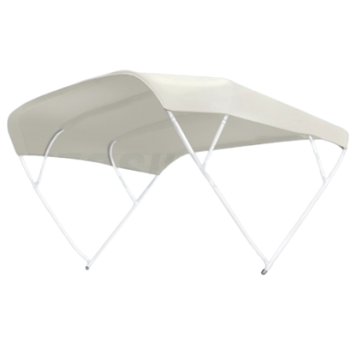 Zonnetent model 'Sixty', wit, 175x156x252cm; aluminium beugels - 080050 w 2 - 9080050/W