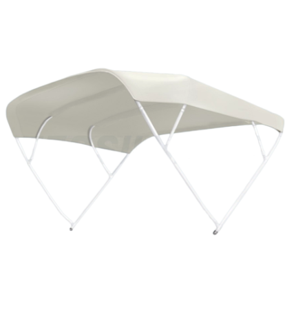 Aluminium zonnetent Model "SIXTY" - wit