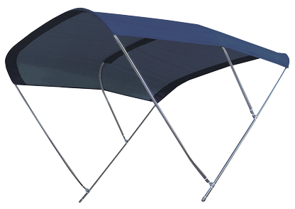 RVS zonnetent Model "BIMINOX" - navy