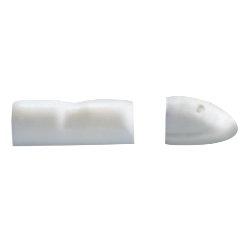 Plastic-eindstuk voor stootlijst 'Radial 40', lichtgrijs - 080306 72dpi - 9080306