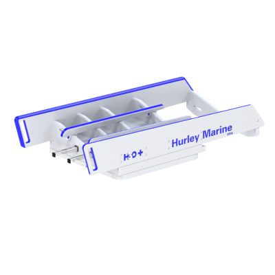 Hurley H3O+ Davit w/Manual Winch  White - 084637b 72dpi - 9084637