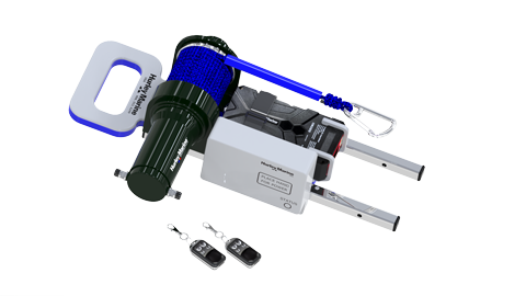 Hurley H3O+ Davit w/Electric Winch - Black - 084638 72dpi 1 - 9084940