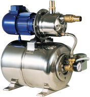 Waterdruksysteem INOX 950, 400V/370W, 52l/min (bij 1,2bar), RVS tank 24l - 086053 72dpi - 9086053