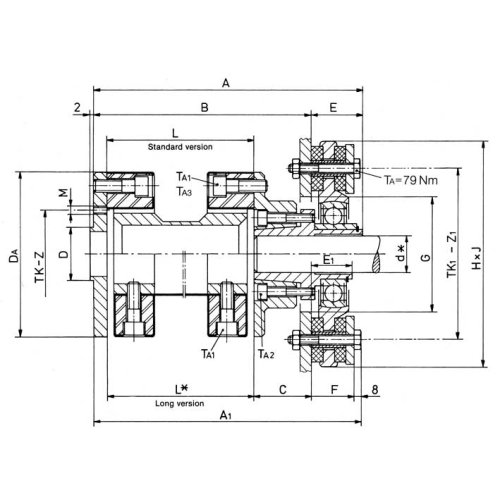 Centaflex Flexibele schroefaskoppeling met stuwdruklager, model AGM-200, max. 3000Nm (plezier) - 088027 1 72dpi - 9088027