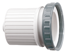 NEMA-16A-Beschermhuls voor vervangingsconnector 9089310/328, kunststof met schroefring, IP55 - 089315 72dpi - 9089315