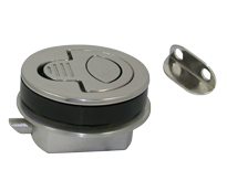 RVS Luiksluiting met draaigreep, waterdicht, A=4-13mm, B=25mm, C=61mm, D=50mm - 098122 72dpi - 9098122