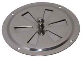 RVS Ventilatierozet met draaischijf, &Oslash;127mm - 098146 72dpi - 9098146