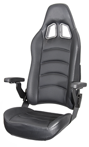 Shockwave Commander seat - high back onyx (black) - 10000546 1 - 10000546
