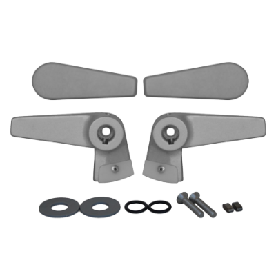 Go&iuml;ot Cristal Aluminium interieur-/exterieurhandels (set van 2 stuks) - 105020 - 73105020