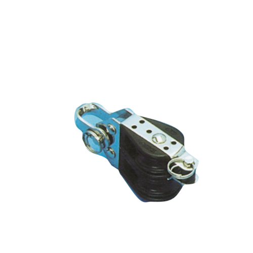 Plastic Double Block (With Becket), 6mm, Ball Bearing 22mm, Swl 100kg, Breaking Load 700kg - 105400 72dpi - 105400