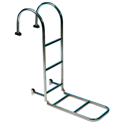 RVS Zwemtrap, 6-treden, voor dekmontage, afm. uitgeklapt 300x1620mm, buis &Oslash;25mm - 110048 72dpi - 110048