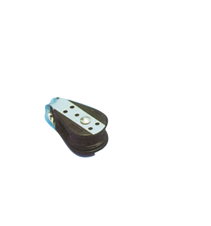 allpa Kunststof blokken met RVS versterkte wangen, 8mm