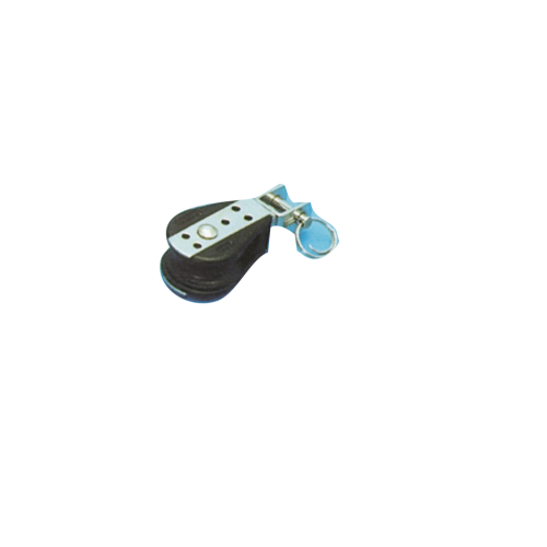 Plastic Single Block (With Swivel), 8mm, Ball Bearing 28mm, Swl 150kg, Breaking Load 750kg - 116200 72dpi - 116200