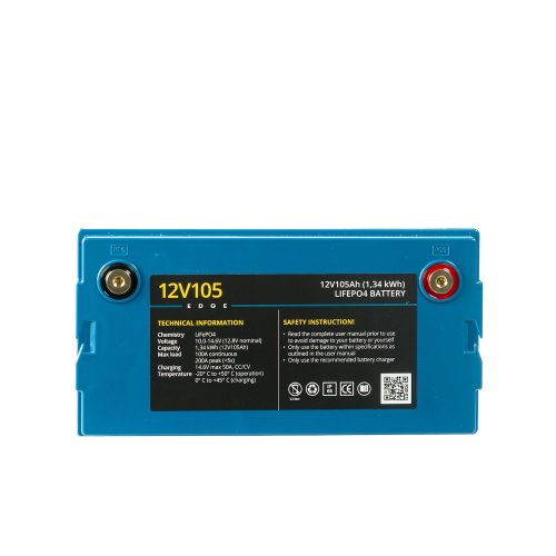Rebelcell 12V105 EDGE LiFePO4 Batterie (1,34 kWh) - 12v105 edge top - 900710651
