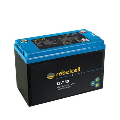 Rebelcell 12V150 EDGE LiFePO4 Batterie (1,92 kWh) - 12v150 edge overview - 900710698