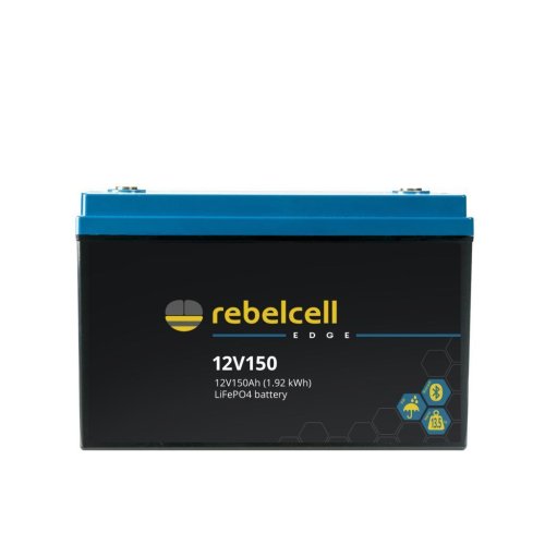 Rebelcell 12V150 EDGE LiFePO4 Batterie (1,92 kWh) - 12v150 edge side logo - 900710698