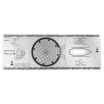 Plexiglas 'Bretonse Plotter', koerslineaal - 139040 - 139040