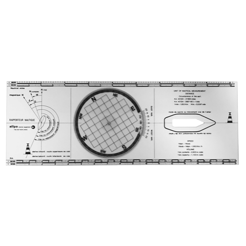 Plexiglas 'Bretonse Plotter', koerslineaal - 139040 - 139040