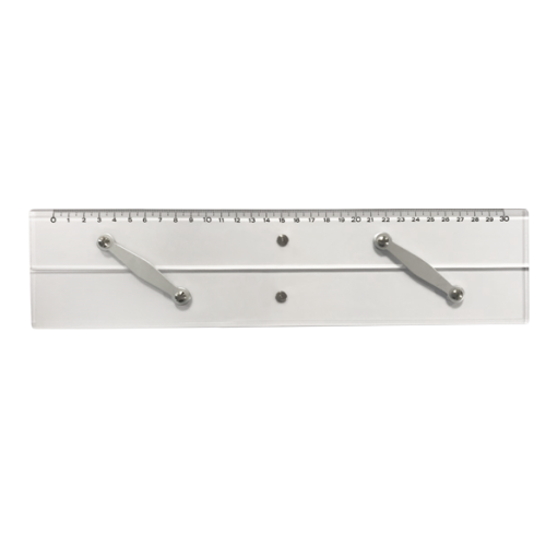 Plexiglas parallel-lineaal, L=300mm - 139043 - 139043