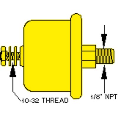 Oliedrukzender single station 100PSI (6,9 Bar), 1/8" NPTF (SW: 240-33 Ohm) - 1501671e 72dpi - 1501671E