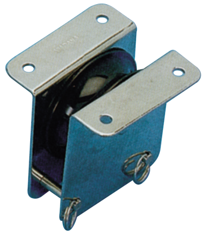 Niro Umlenkrolle, 12mm, Scheibe &Oslash;55mm, Bruchlast 800kg - 152200 72dpi - 152200