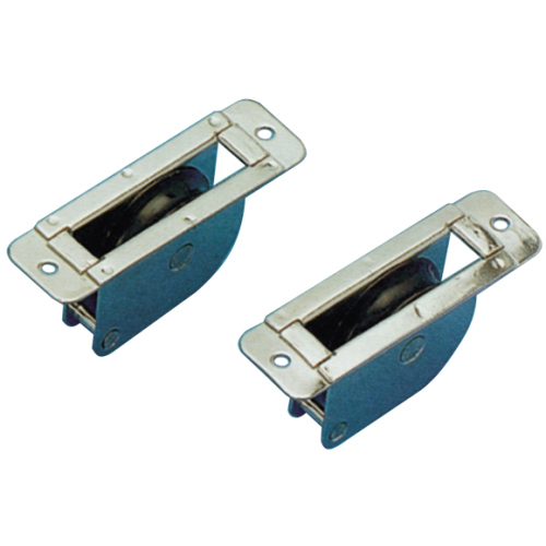 Niro Umlenkrolle, Flach, 8mm, Scheibe &Oslash;38mm, Bruchlast 700kg - 152400 72dpi - 152400