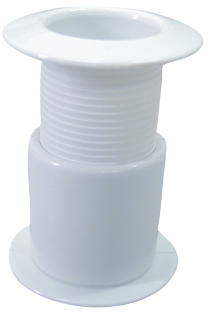 Plastic Skin Fitting (The Screw), &Oslash;1-1/4 "Thread, L=48-75mm, Flange Size=54mm, Inner Size=30mm - 1610259 72dpi - 1610259