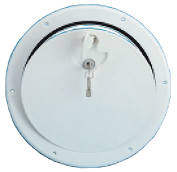 Kunststof Inspectieluik met slot, A=230mm, B=190mm, C=265mm, F=210mm, wit - 1643585 72dpi - 1643585