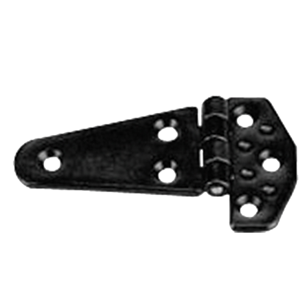 Polyamide Plastic Hinge, With Resistance Black, 80x60mm, 270&deg; - 1643659 72dpi - 1643659