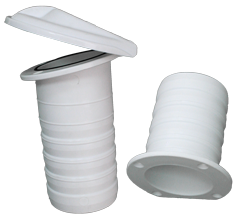 Nylon Skin Fitting With Flap, Two-Part, &Oslash;bore (Hose Pillar) 79mm, Flap &Oslash;130mm - 1647088 72dpi - 1647088
