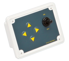 Vervangings controlepaneel, 24V, 122x92x7mm, inbouwdiepte 40mm inclusief stekker - 180142 - 180142