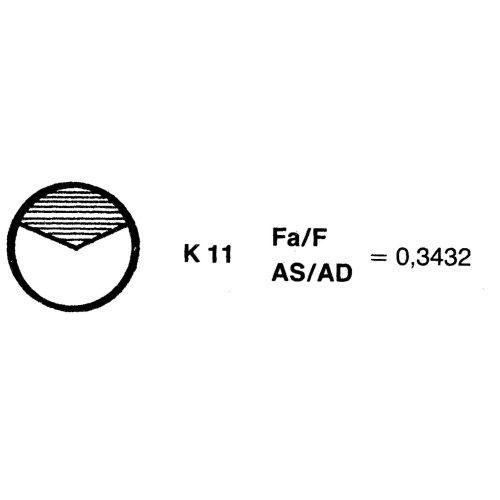 Radice 2-Blads bronzen scheepsschroef type K11, 18"x11", asgat &Oslash;25mm, conus 1:10, rechts - 2181125r 02 072dpi - 2181125R