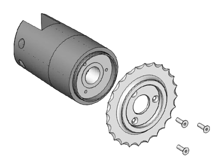 RVS 316 touwsnijder voor saildrive Volvo 120S inclusief anode - 22 400390251 72dpi - 22.40039022