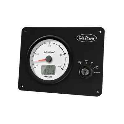 Sol&eacute; Instrumentenpaneel SSG-20 Mini-17/29 ETS 12V wit (vervangt SVT-20 22.60938130) - 2263938211bs - 22.63938211BS