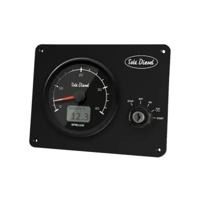 Sol&eacute; Instrumentenpaneel SSG-20 Mini-17/29 ETS 12V Black - 2263938211ns - 22.63938211NS