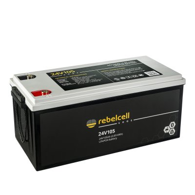 Rebelcell 24V105 EDGE LiFePO4 Batterie (2,69 kWh) - 24v105 edge overview - 900710653