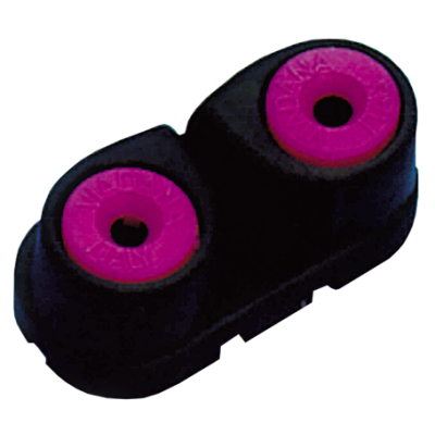 Nylon kogelgelagerde schootklem zonder beugel voor lijn &Oslash;3-8mm, gatafstand 26mm - 251000 72dpi - 251000