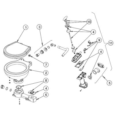 Johnson Pump Aftapplug toiletvoet - 259119 72dpi - 259119