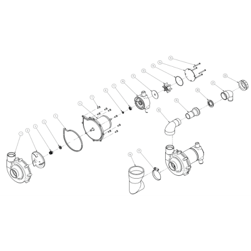 Pomphuis, versnijder-impeller, glijringafdichting - 259130 72dpi - 259130