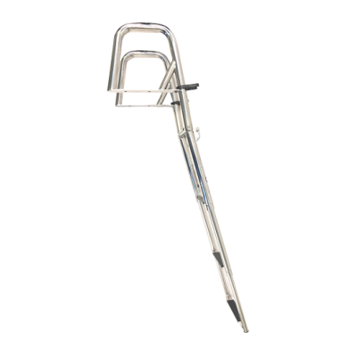 RVS telescopische zwemtrap 'Cruiser' voor zwemplateau; 3+1 ovale treden - 269800 72dpi - 269800