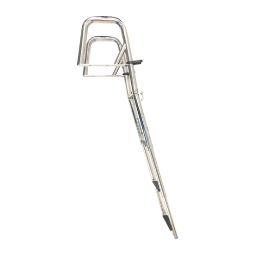 Stainless Steel Telescopic Bathing Ladder 'Cruiser' For Transform Platform; 3+1 Oval Steps - 269800 72dpi - 269800