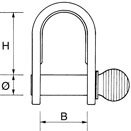 RVS plaatsluiting, &Oslash;5mm, B=14mm, H=40mm (breekkracht 1050kg) - 270500 01 72dpi - 270500