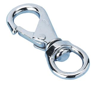 RVS snaphaak wartelend, &Oslash;19mm, L=94mm - 296600 - 296600